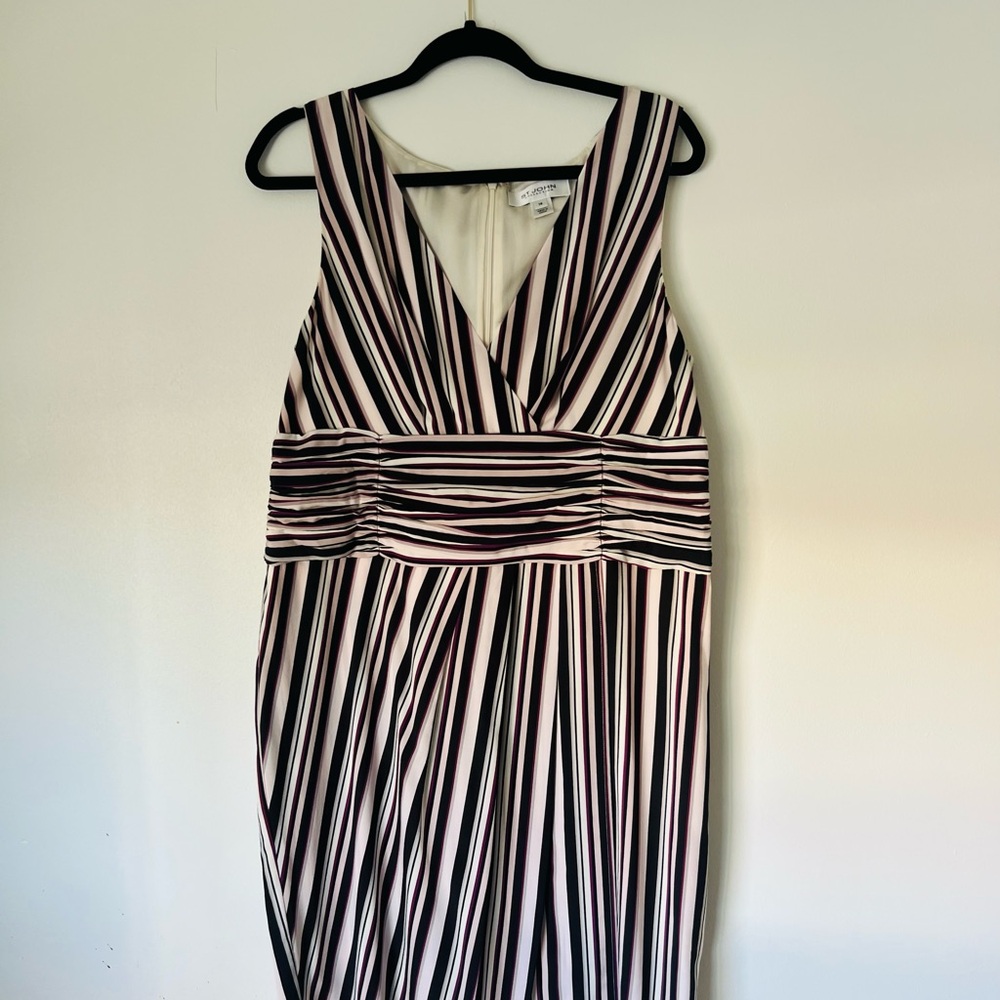 St John Stiped Dress - Picture 7 of 8